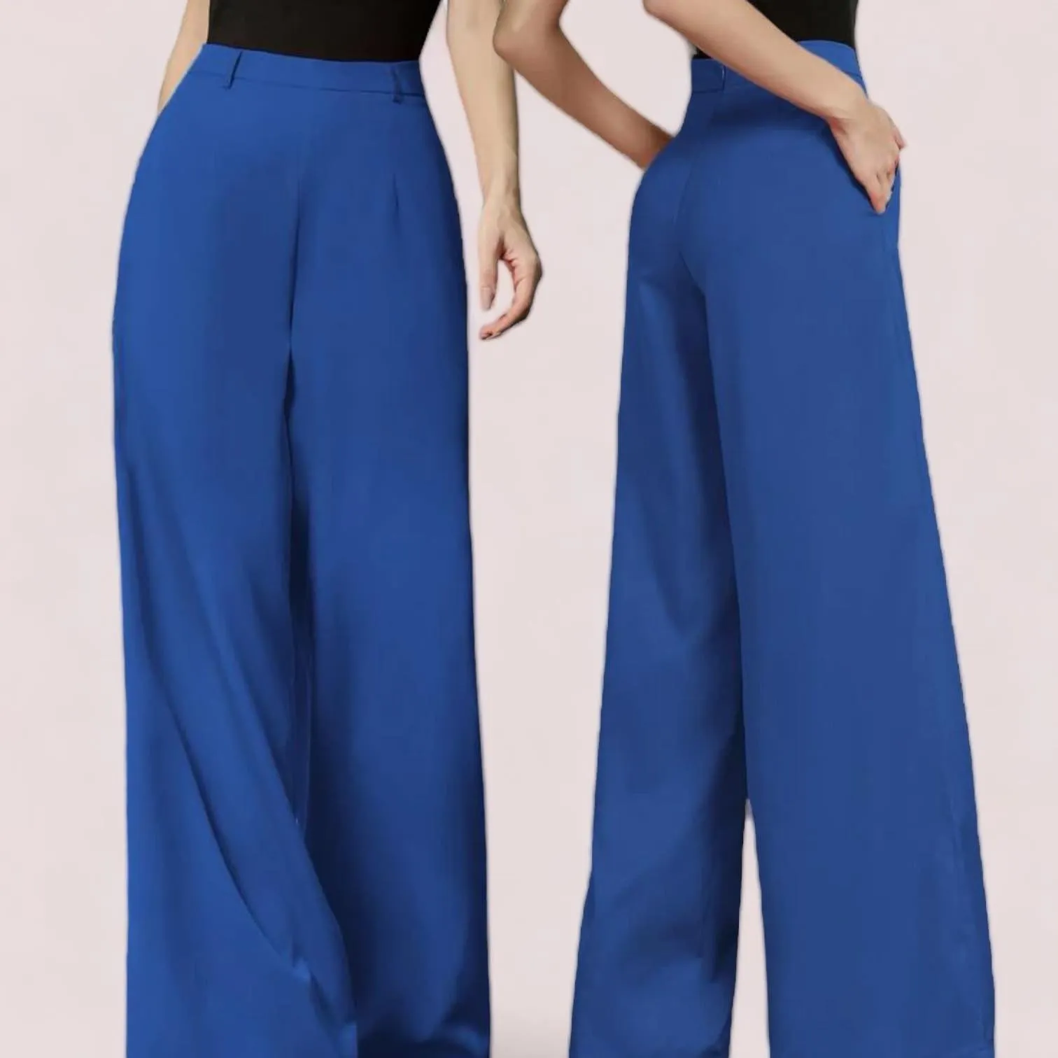 GBOSS Vibrant High Waist Wide Leg Pants