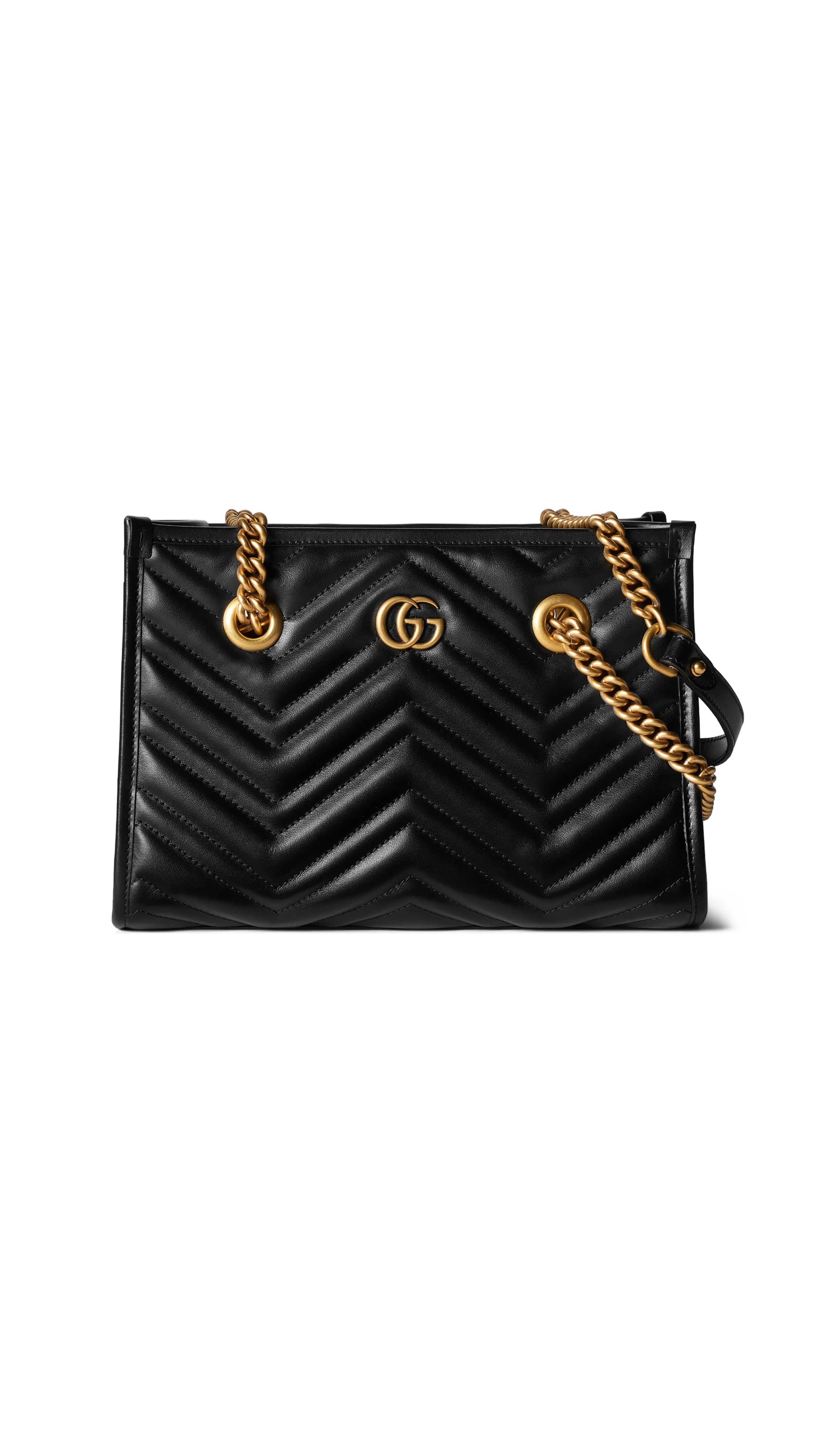 GG Marmont Small Tote - Black