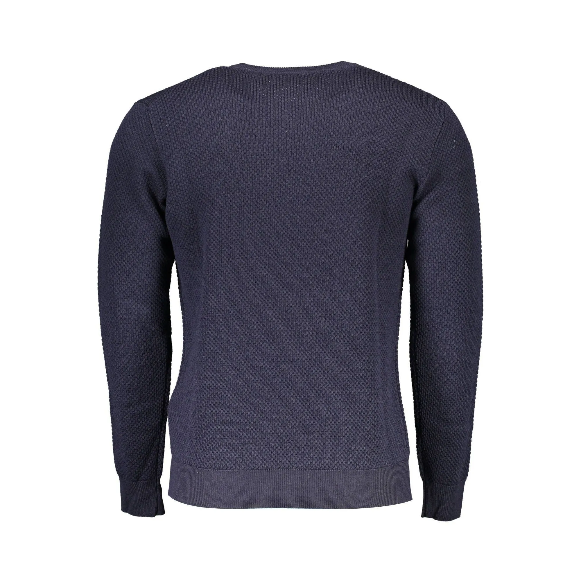 Harmont & Blaine Elegant Crew Neck Wool Sweater with Embroidery