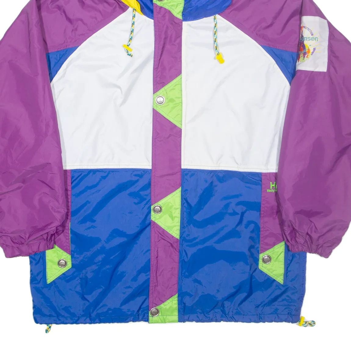 HELLY HANSEN High Tech Professional Performance Mens Coat Purple 90s L