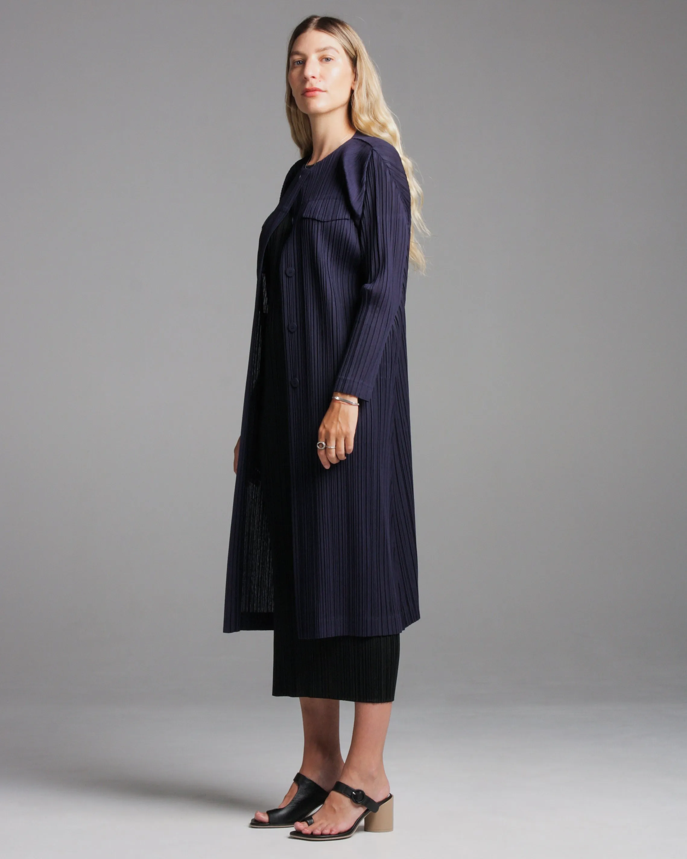 Indigo Ramie Coat