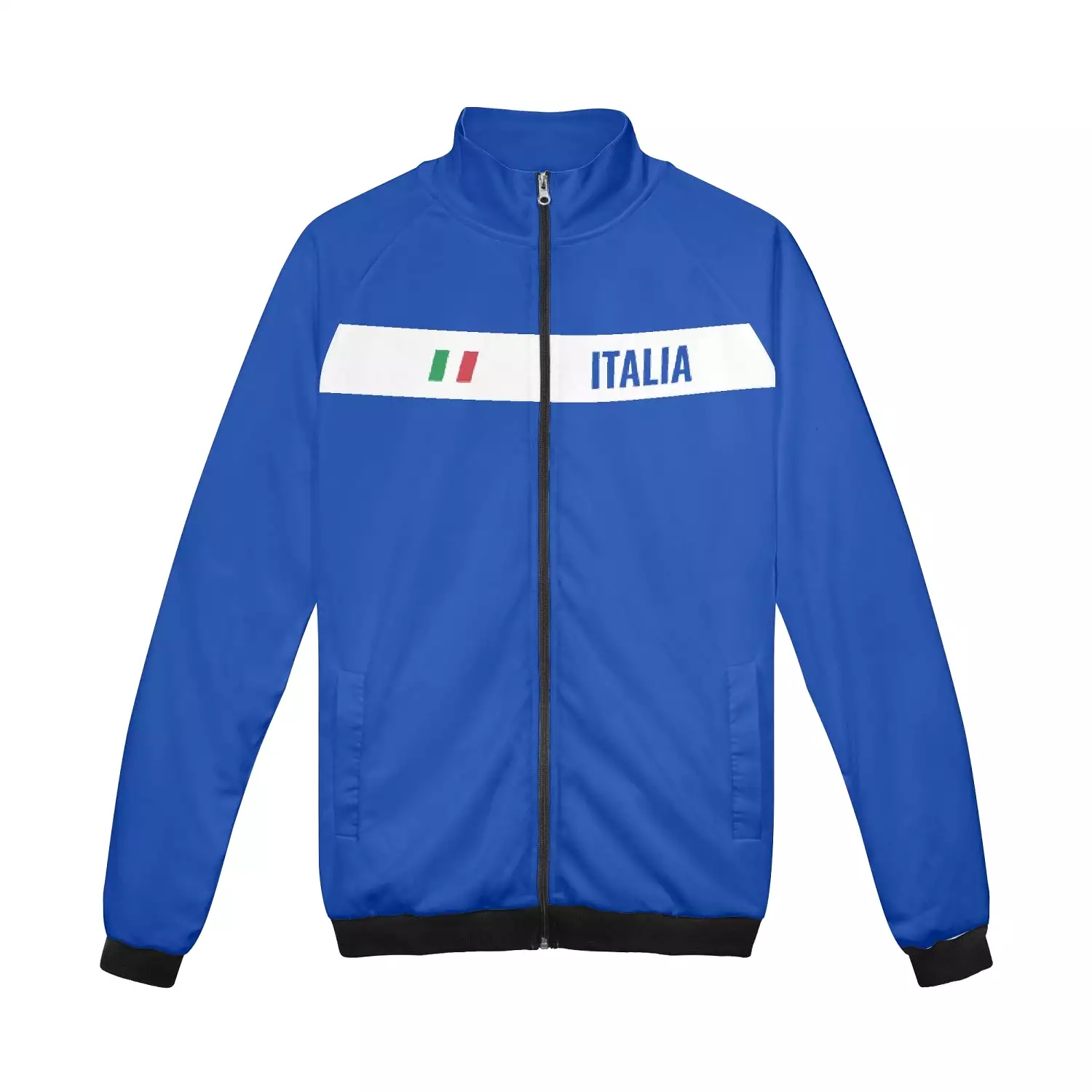 Italia zip Jacket azure