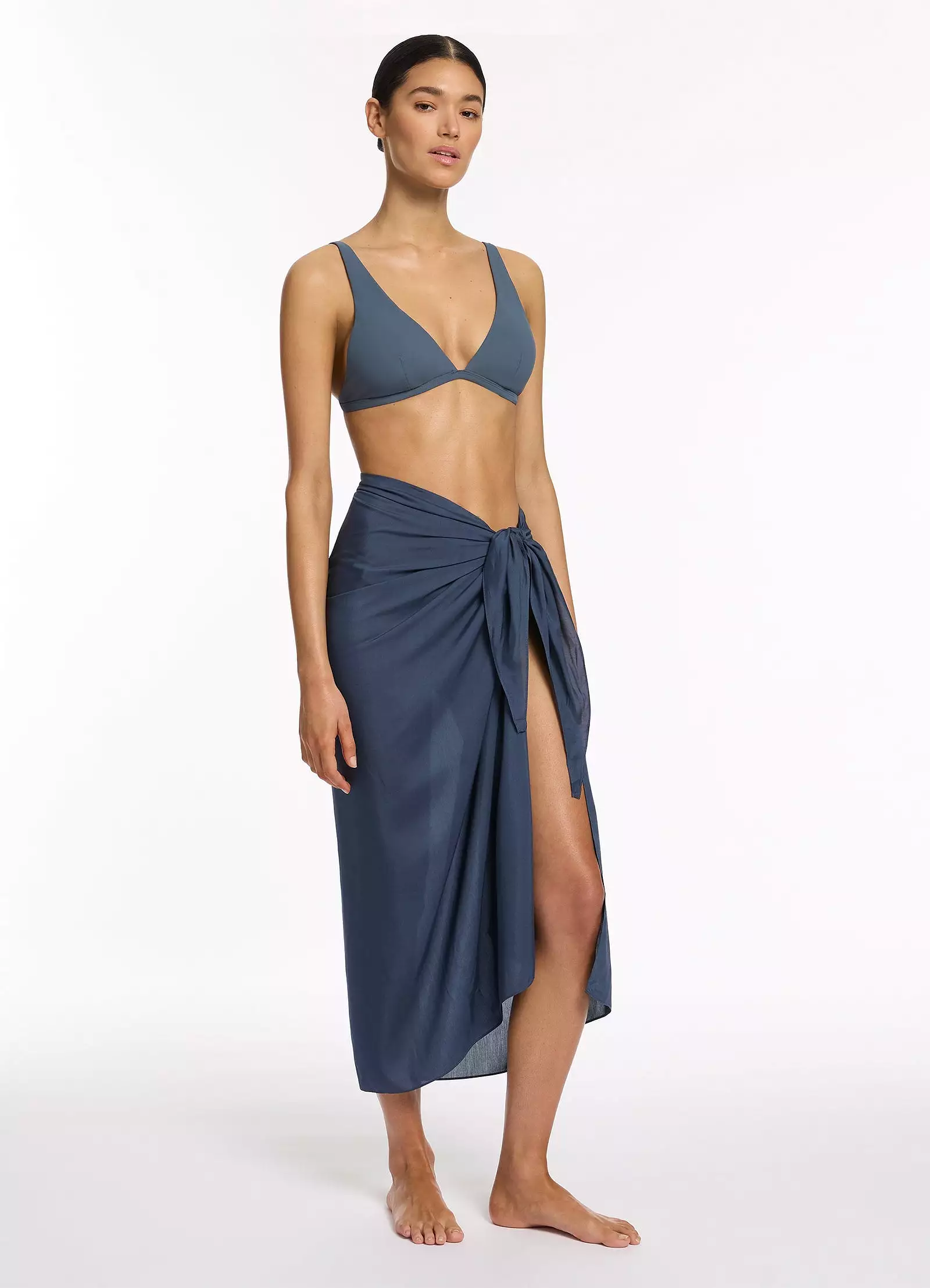 Jetset Sarong  - Steel Blue