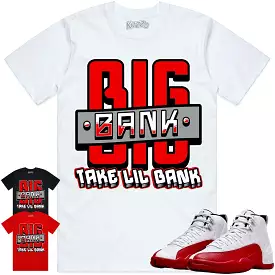 Jordan 12 Cherry 12s Shirt to Match - RED BIG BANK