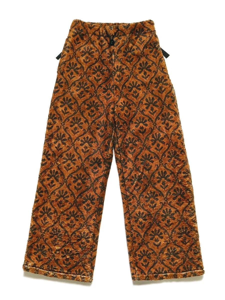 Kapital Yosemi Thereaa Vesk Pattern Fleece Easy Straight Pants