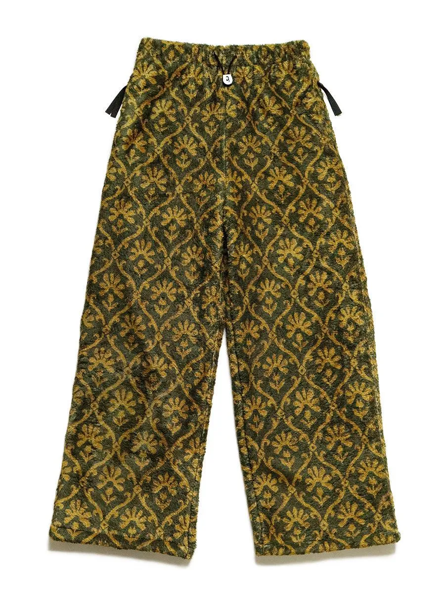 Kapital Yosemi Thereaa Vesk Pattern Fleece Easy Straight Pants