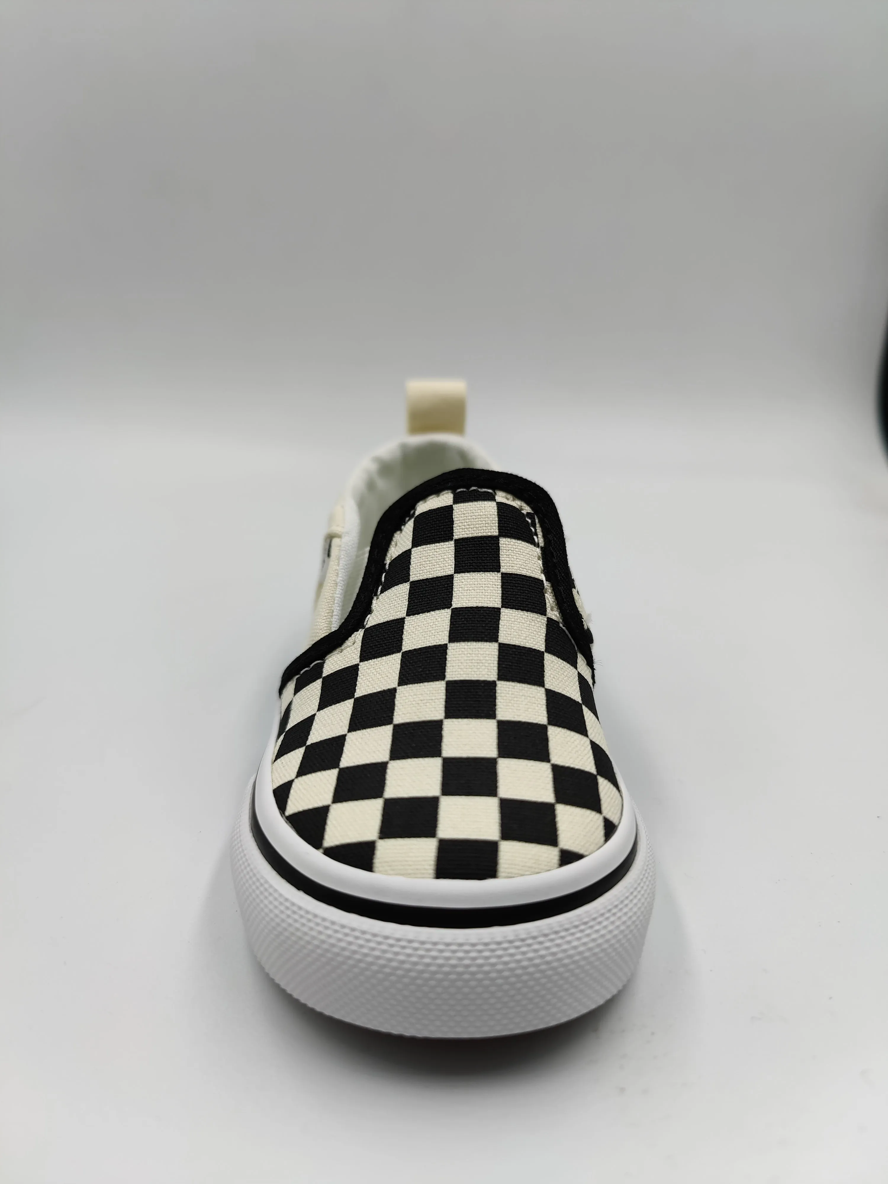 Kids Vans Checker Checkerboard Canvas Baby Trainers Shoes Slip On Strap