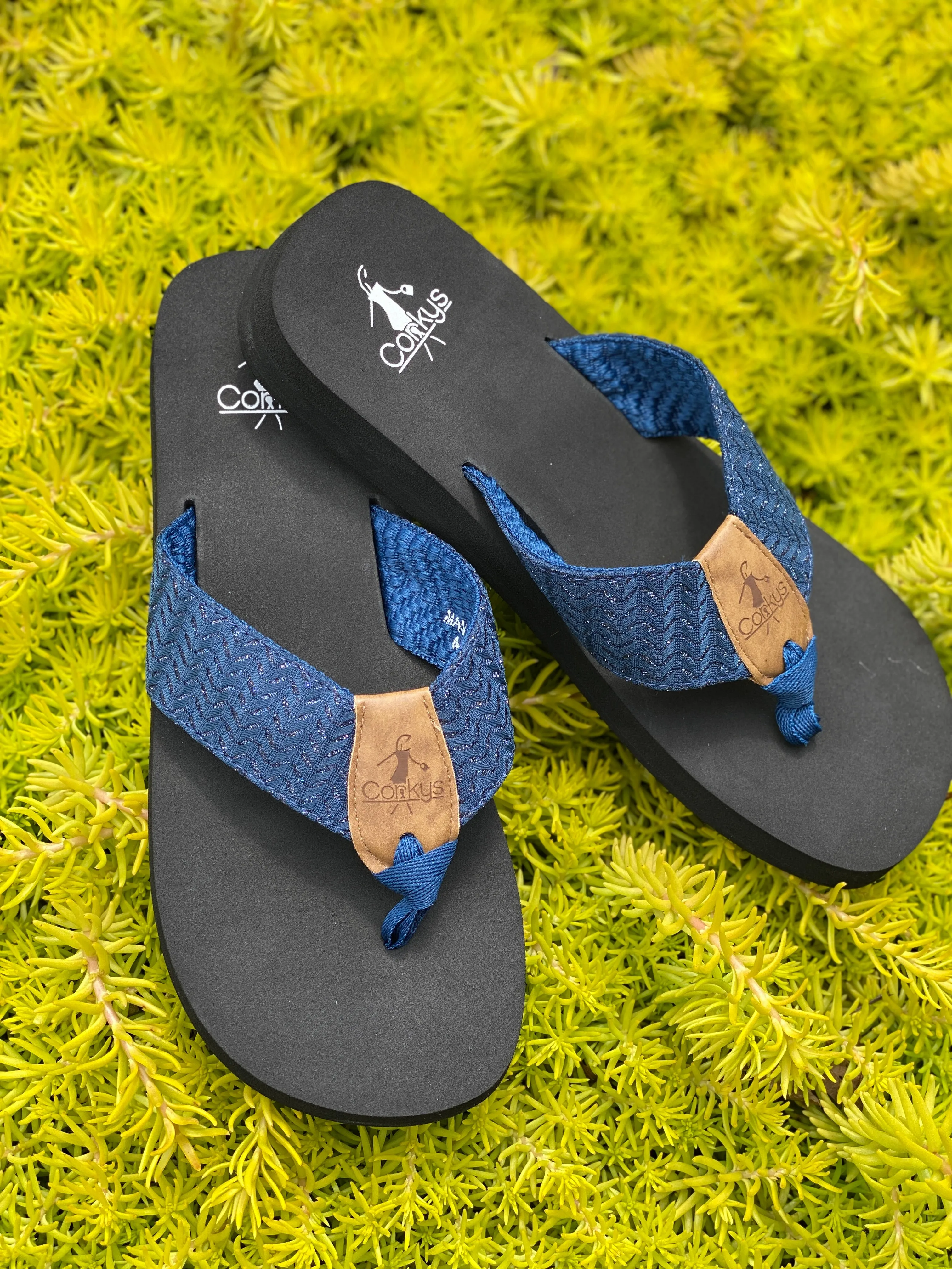 Lakeside Navy Flip Flops