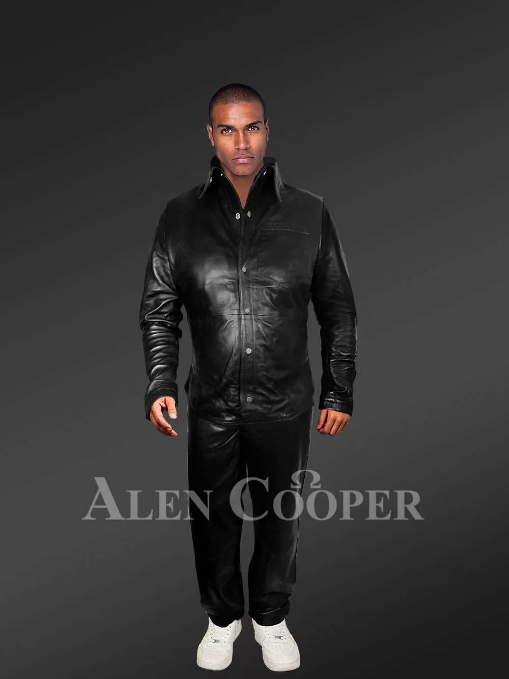 Leather Suit Set