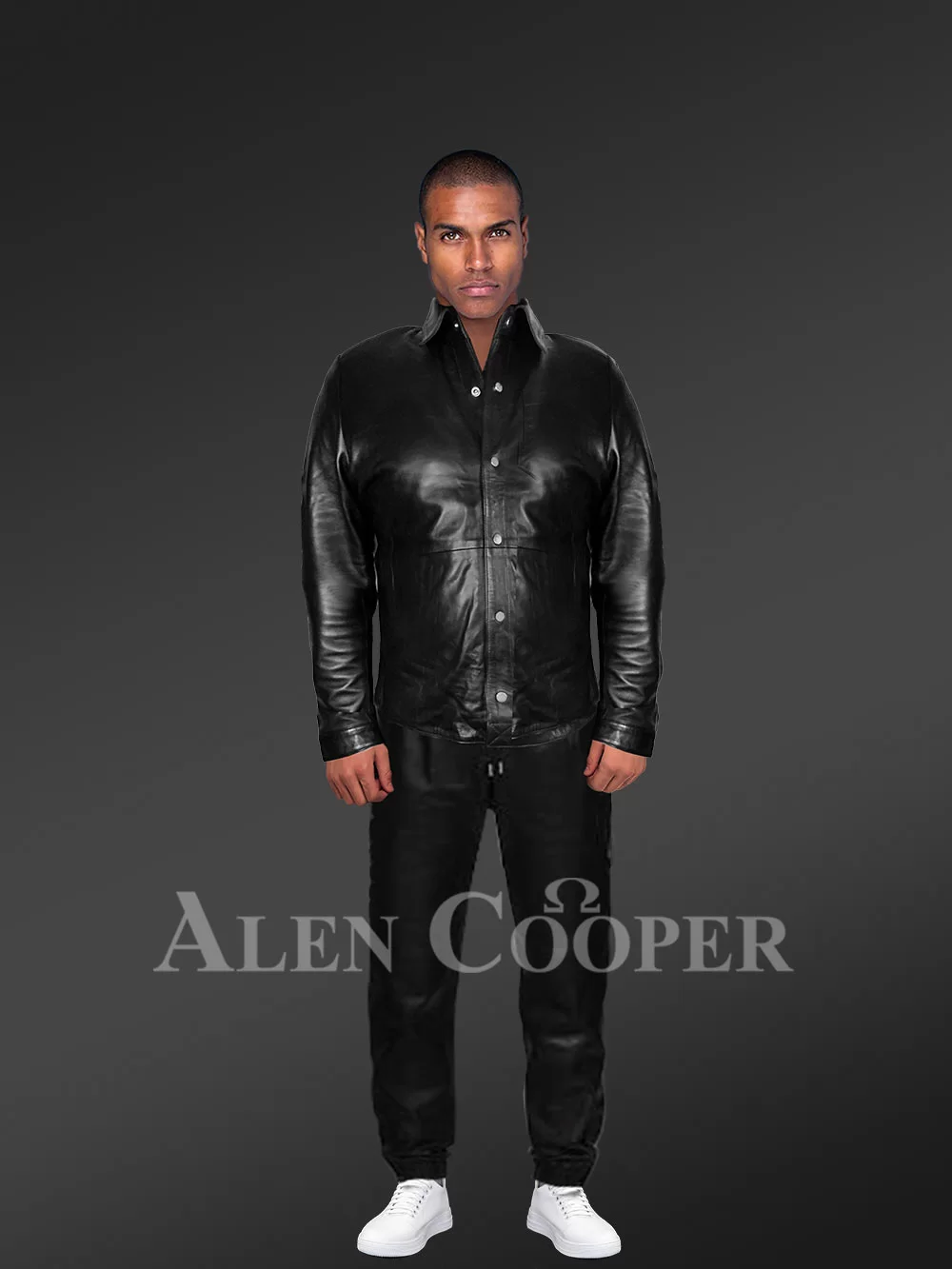 Leather Suit Set