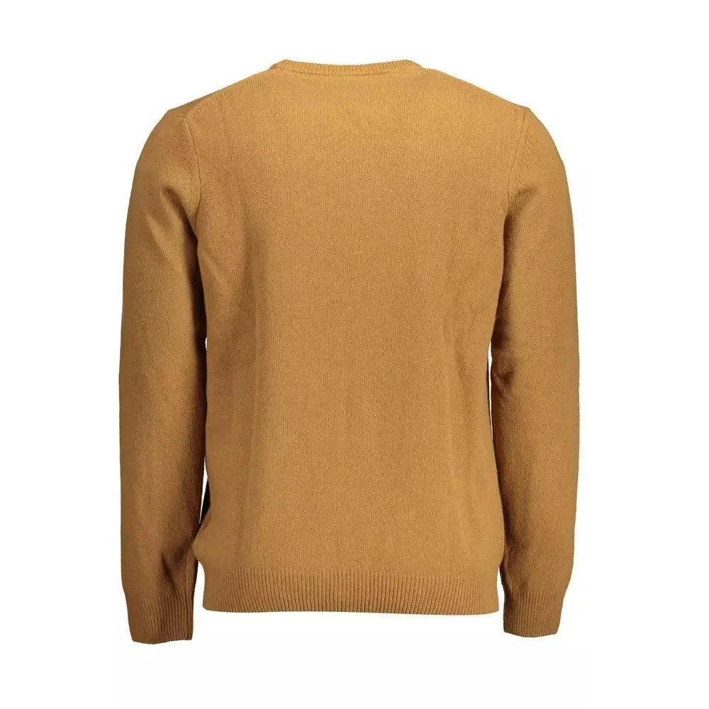 Lyle & Scott Classic Wool Blend Brown Sweater