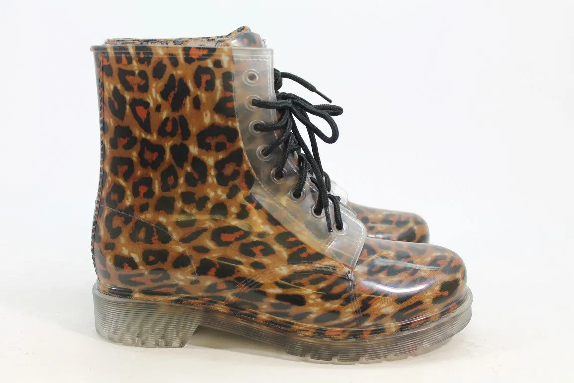 Madden Girl Portland Women's Leopard Boots 8M(ZAP17831)