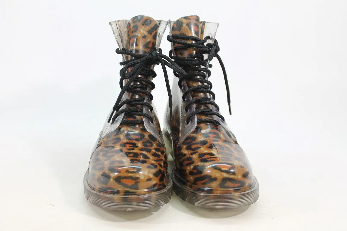 Madden Girl Portland Women's Leopard Boots 8M(ZAP17831)