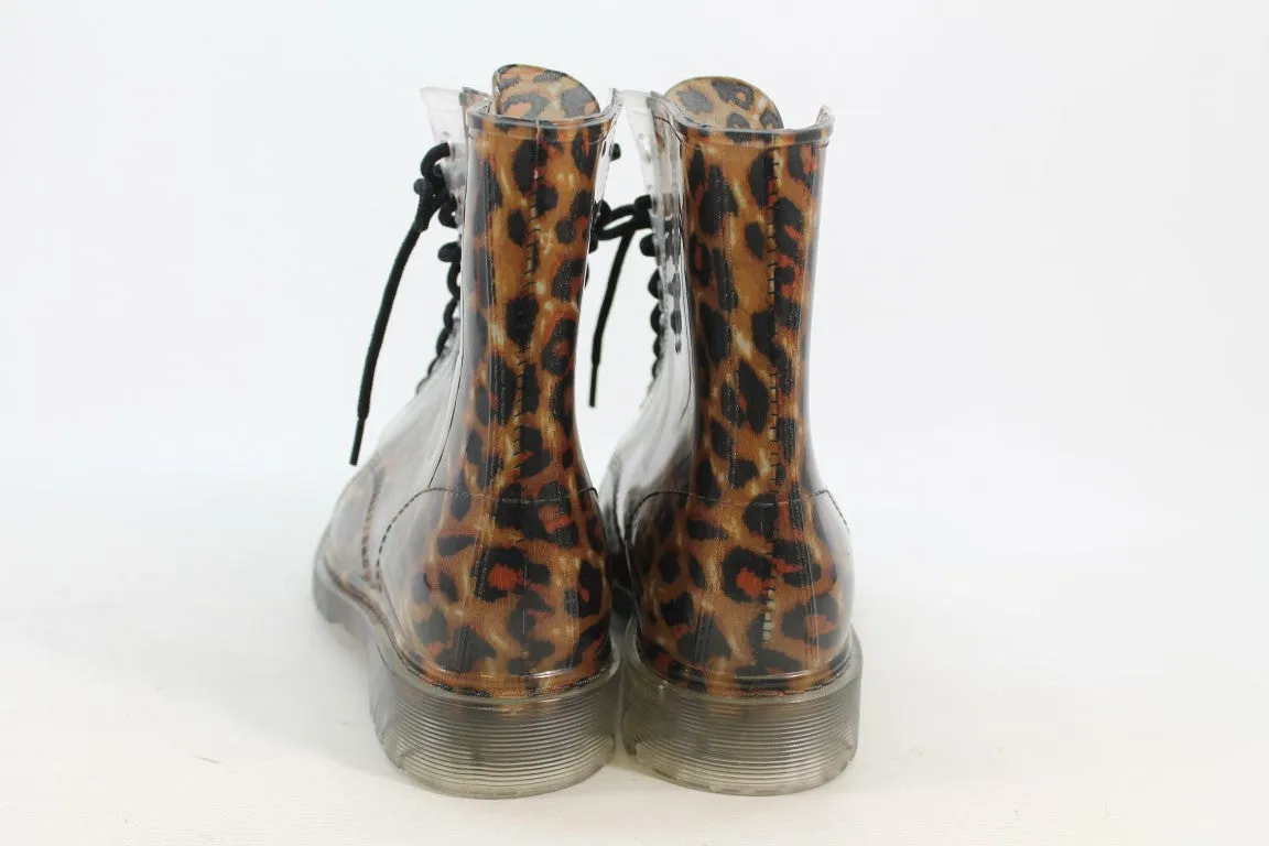 Madden Girl Portland Women's Leopard Boots 8M(ZAP17831)