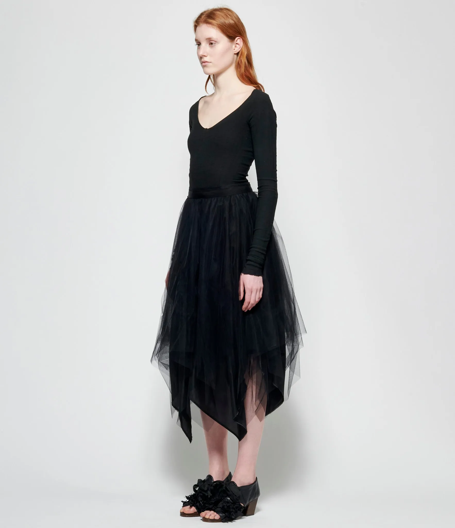 Marc Le Bihan Black 3 Layer Tulle Skirt