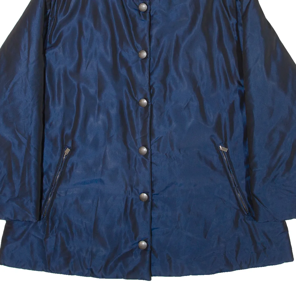 MAX MARA WEEKEND Insulated Womens Coat Blue UK 6