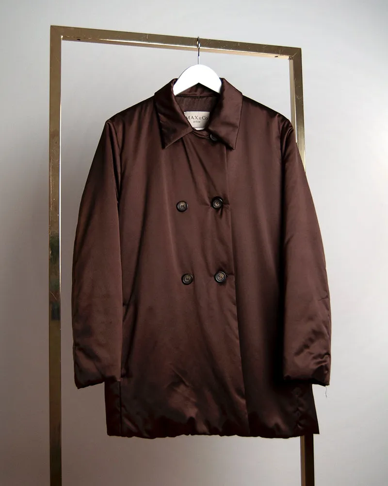 Max&Co satin down coat