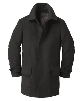 Mens Car Coat Moleskin, Black | Manufactum