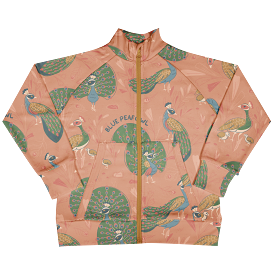 Meyadey Peafowl Parade Lined Zip Jacket