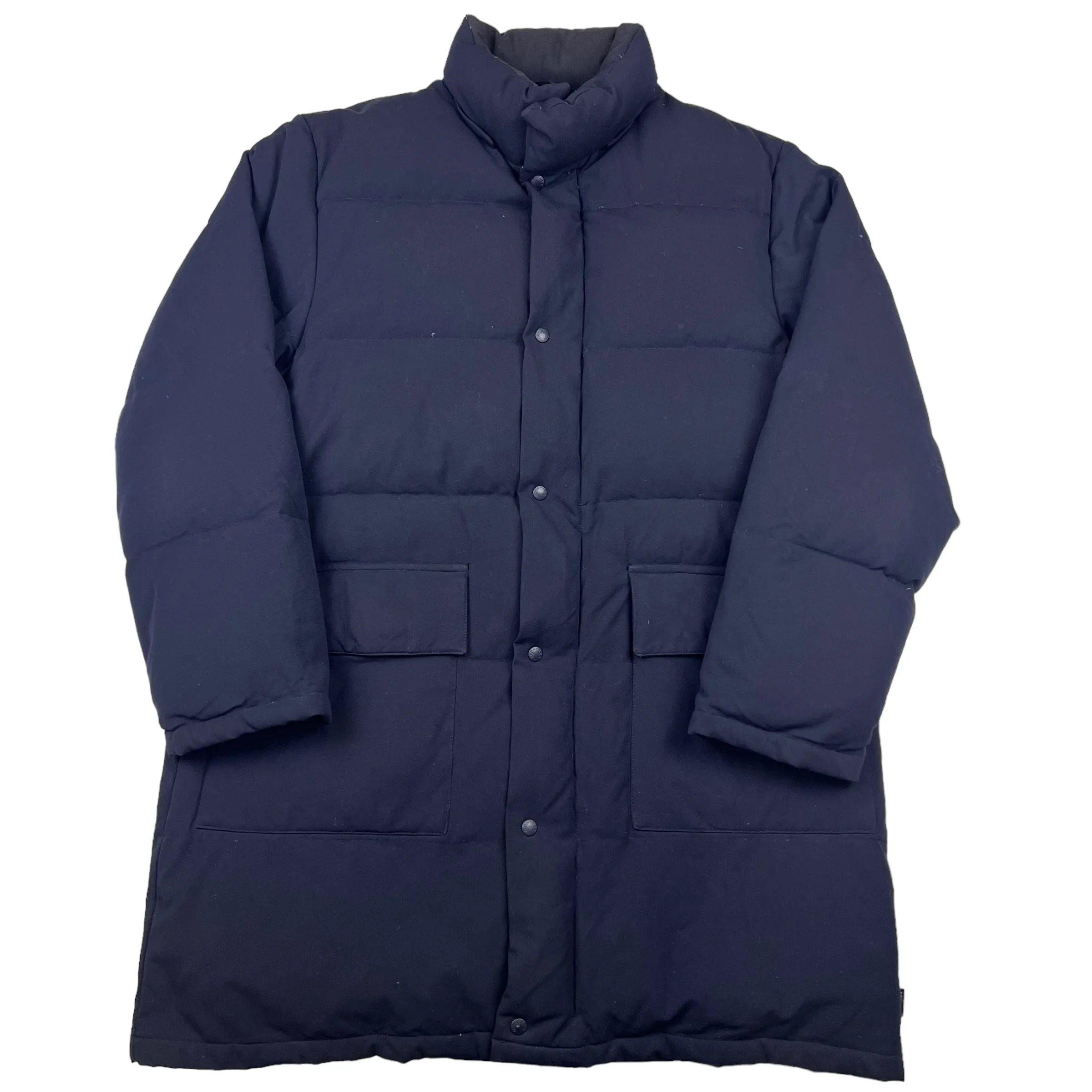 Moncler Navy Blue Long Puffer Coat