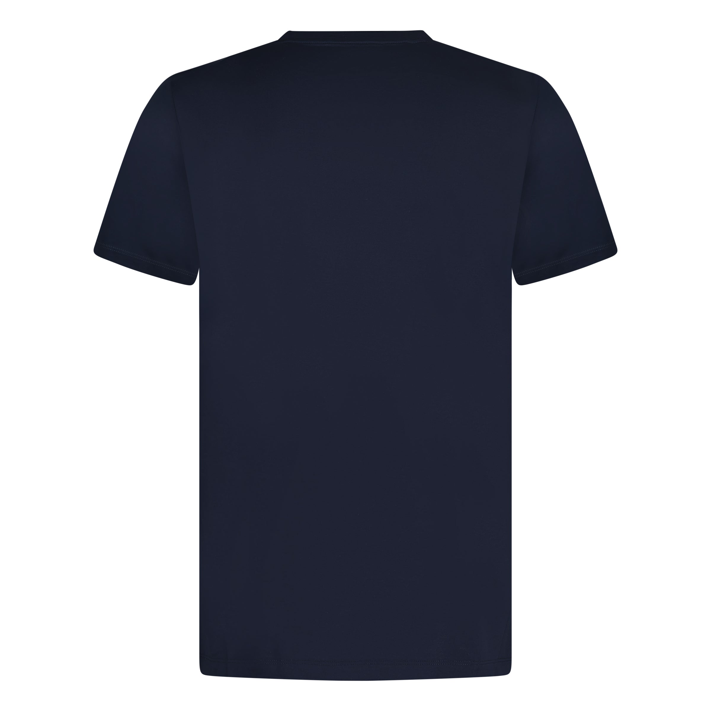 MONCLER PATCH BADGE LOGO T-SHIRT NAVY