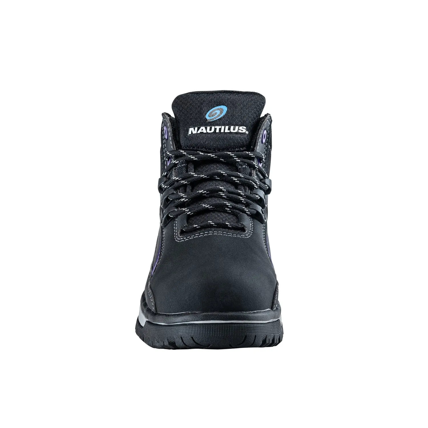 Nautilus Womens Black Textile Alloy Toe Urban Mid EH MetGuard Work Boots