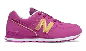 NEW BALANCE 574 Fashion Metallic Toddlers | Fusion/White (PC574MTP)