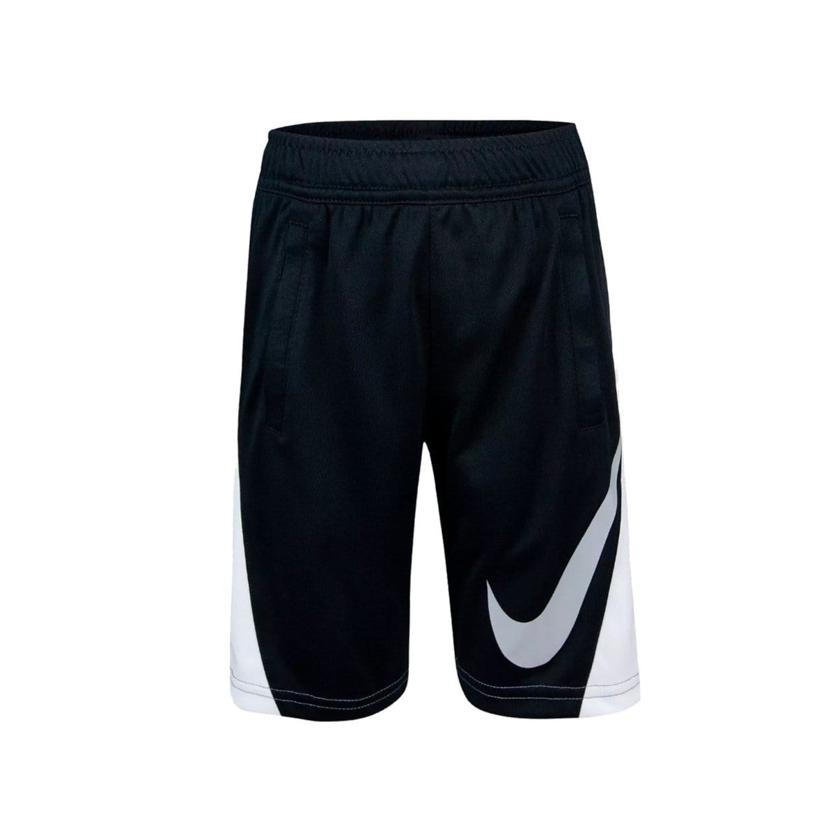 NIKE JUNIOR DRI-FIT COLOURBLOCK BLACK/GREY SHORTS