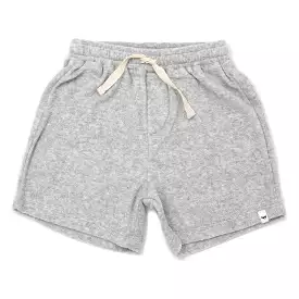 oh baby! Cotton Terry Boys Track Shorts - Heather Gray