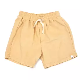 oh baby! Cotton Terry Boys Track Shorts - Oatmilk