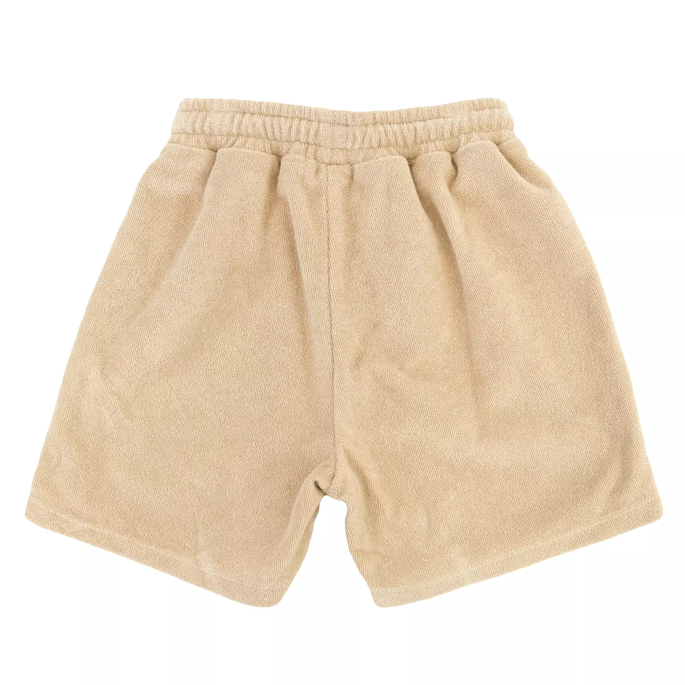 oh baby! Cotton Terry Boys Track Shorts - Sand