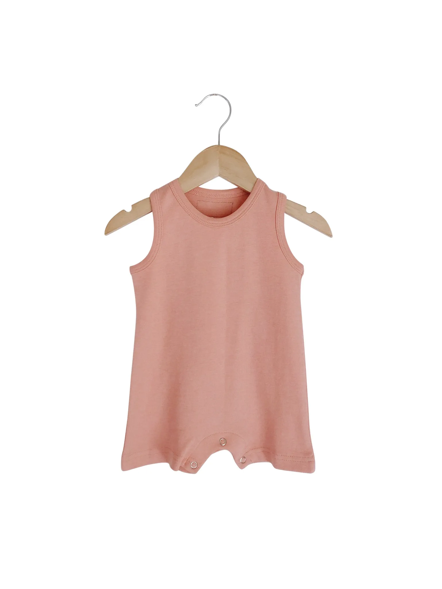 Organic Tank Romper -  Colors