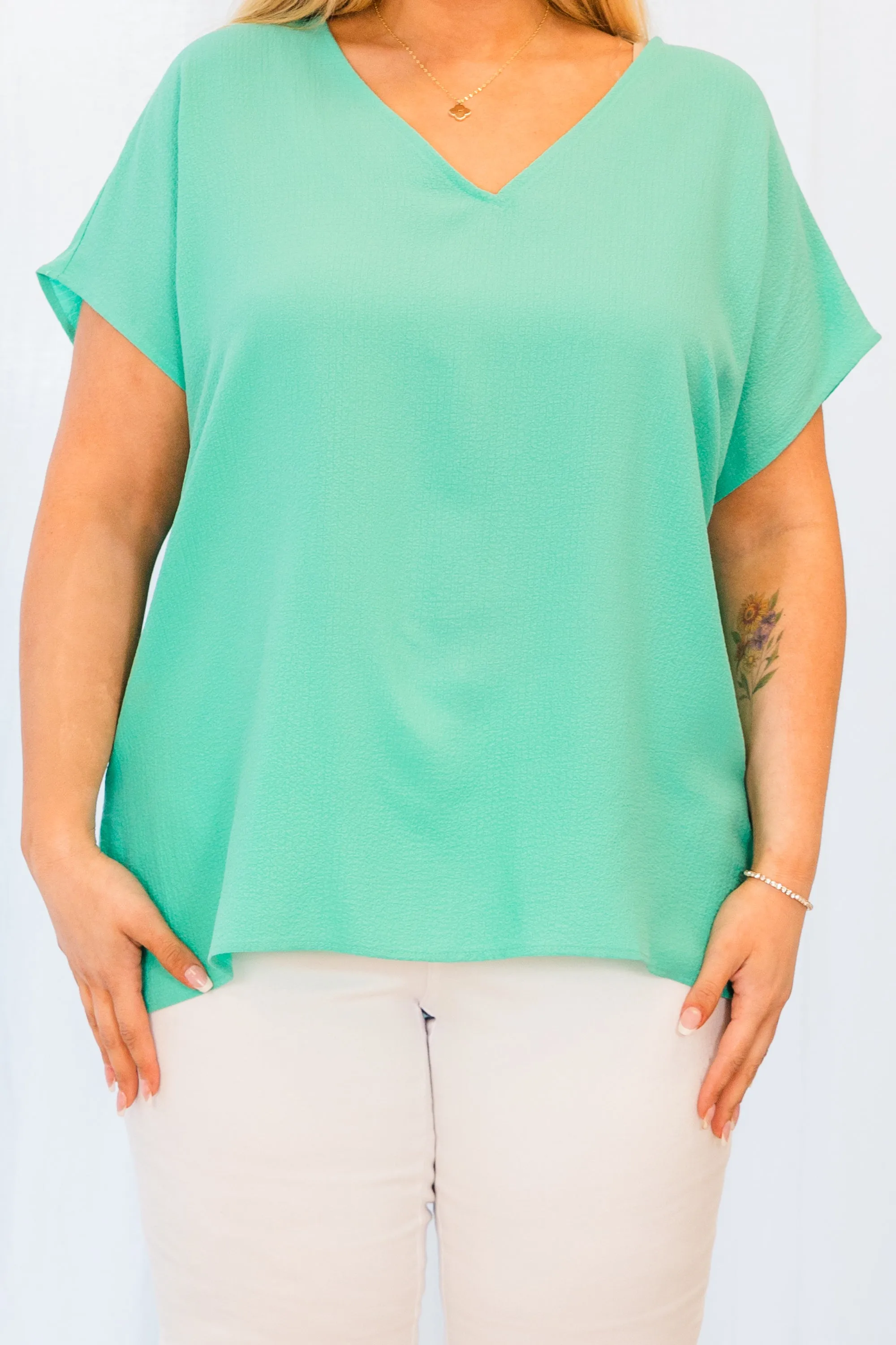 Our Oasis Top, Emerald