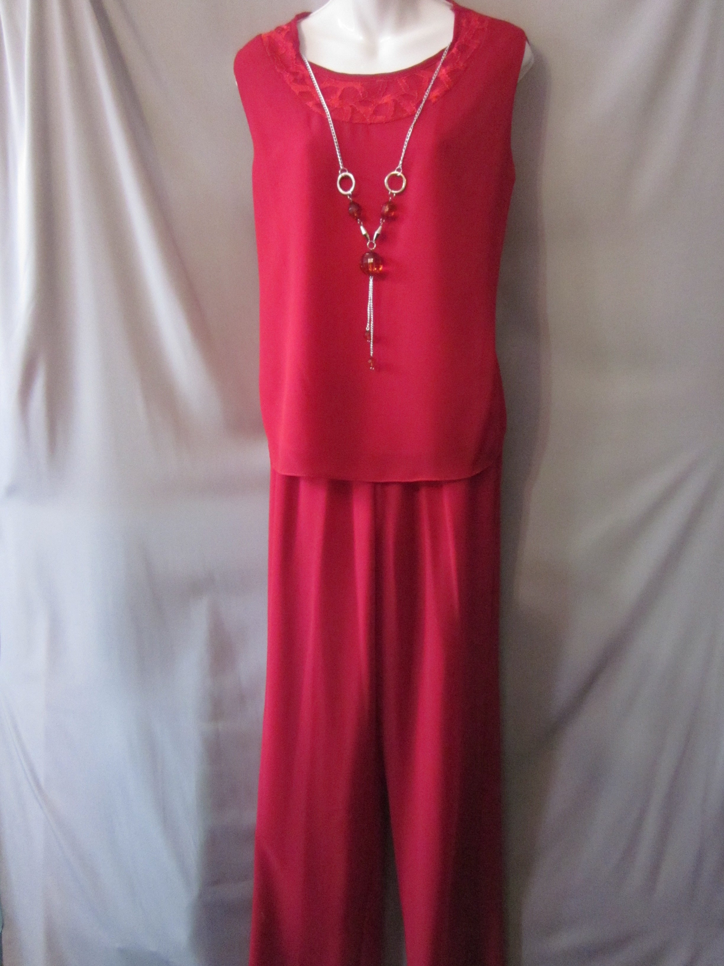 Pantsuit With Jacket Size Medium Style W1507