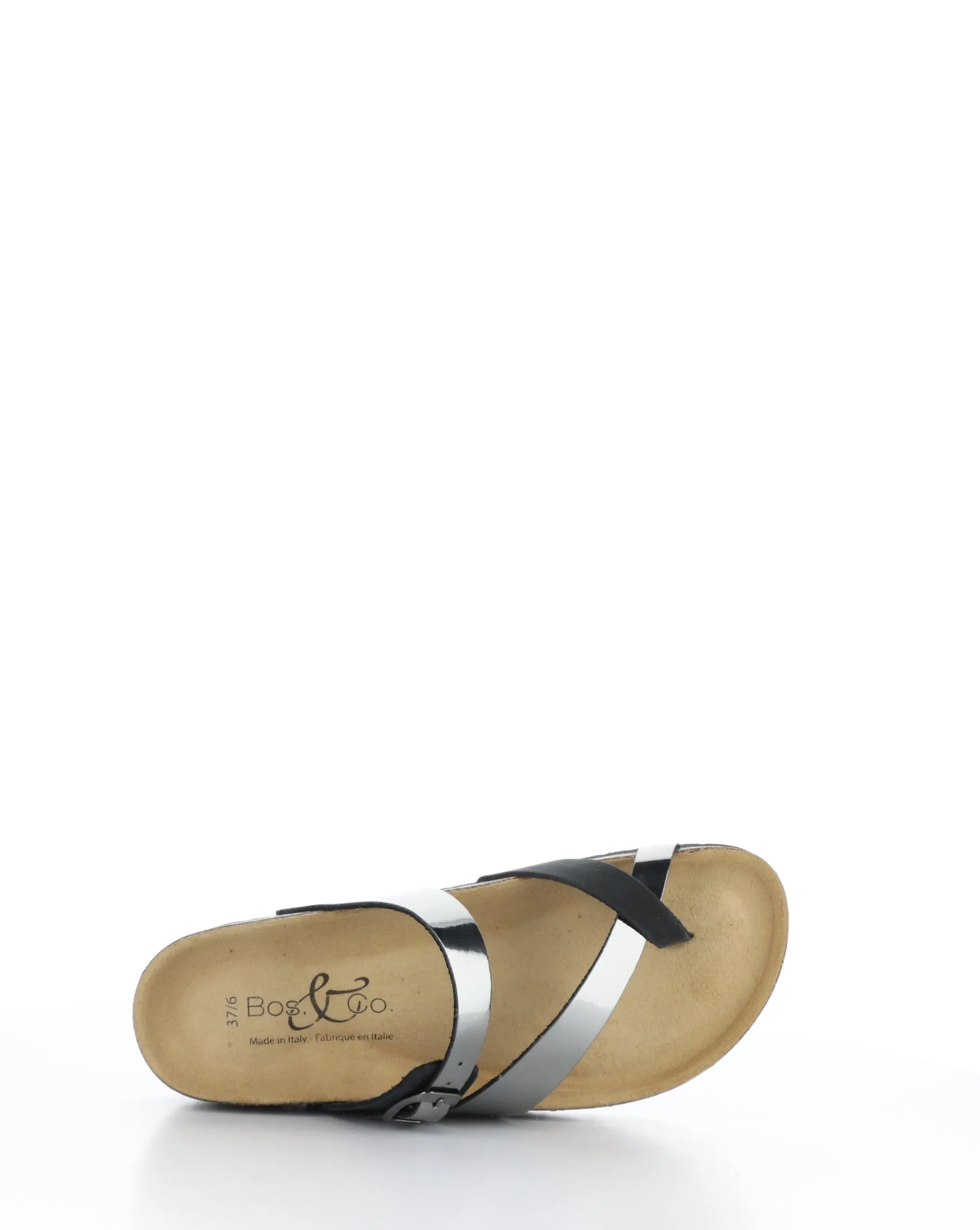 PARR BLACK/PEWTER Slip-on Sandals