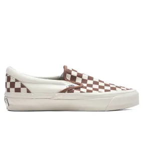 Premium Slip-On 98 - Checkerboard Coffee