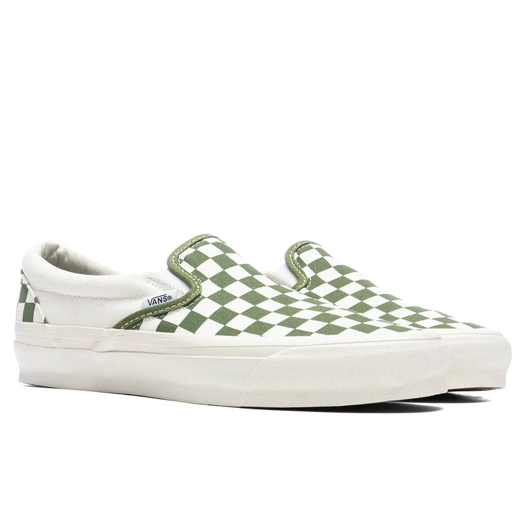 Premium Slip-On 98 - Checkerboard Pesto