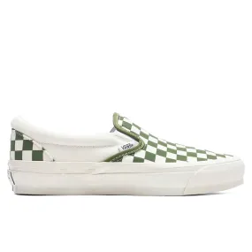 Premium Slip-On 98 - Checkerboard Pesto