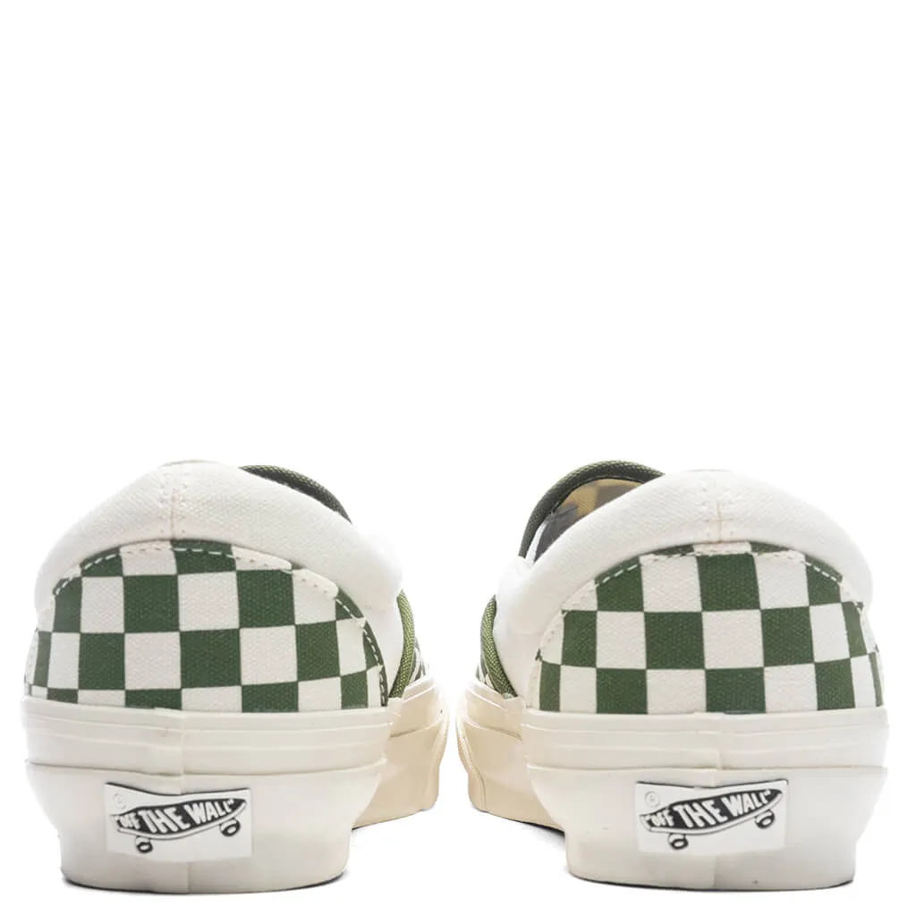 Premium Slip-On 98 - Checkerboard Pesto