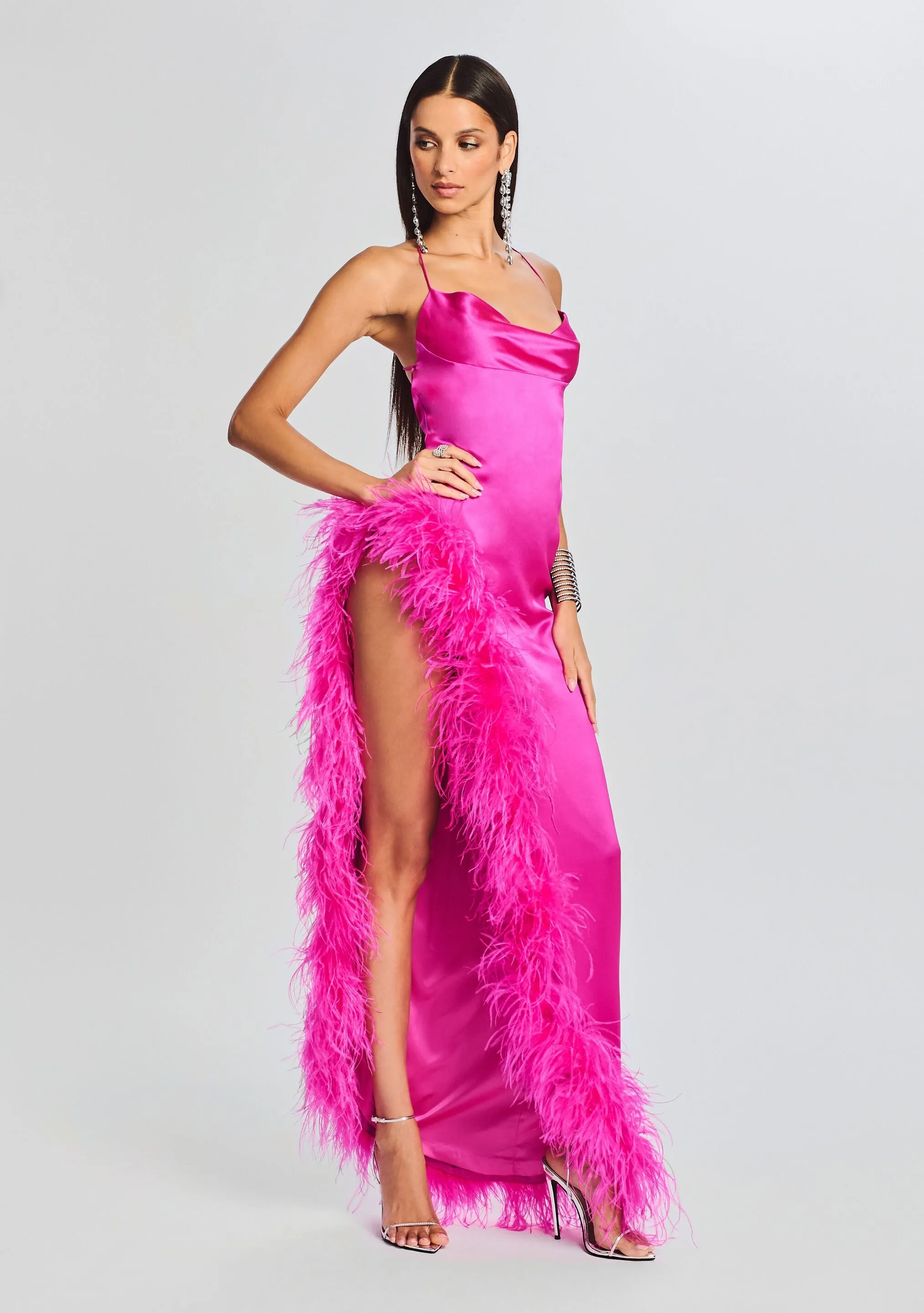 Priscilla Feather Dress