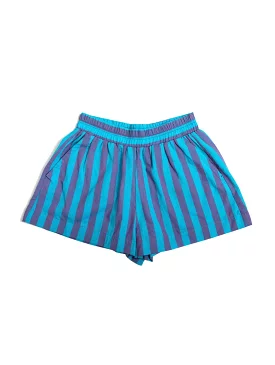 Punkwasp Artisan Stripe Shorts - Blueberry