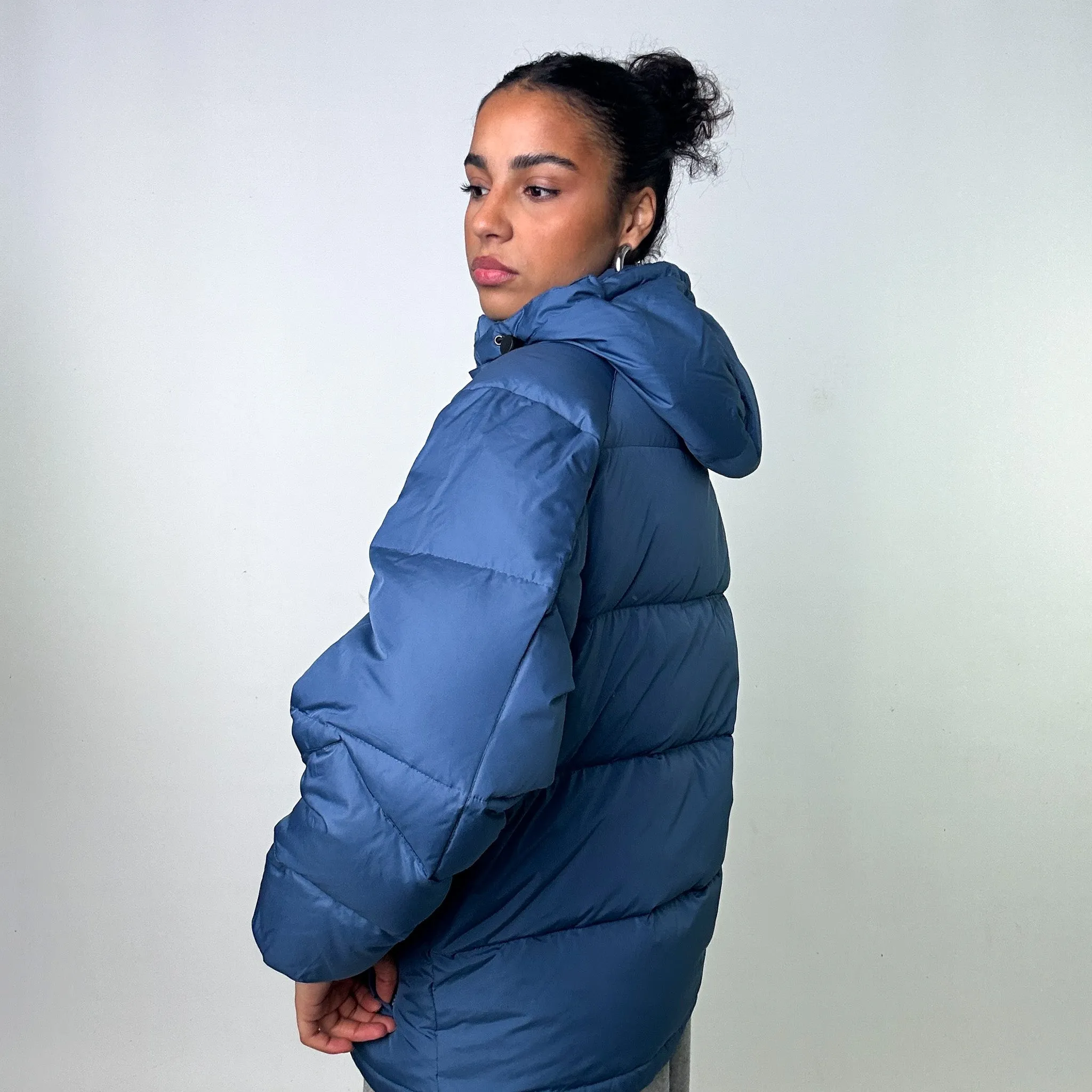 Rare Blue Vintage Balenciaga Puffer Jacket Coat (M)