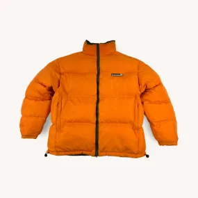 Rare Green Orange Reversible Vintage Balenciaga Sport Puffer Jacket Coat (L/XL)