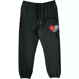 RED HEART BAWS : Premium Black Cotton Pants