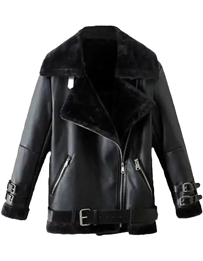 Rivera Shearling Sheepskin Leather Jacket | William Jacket