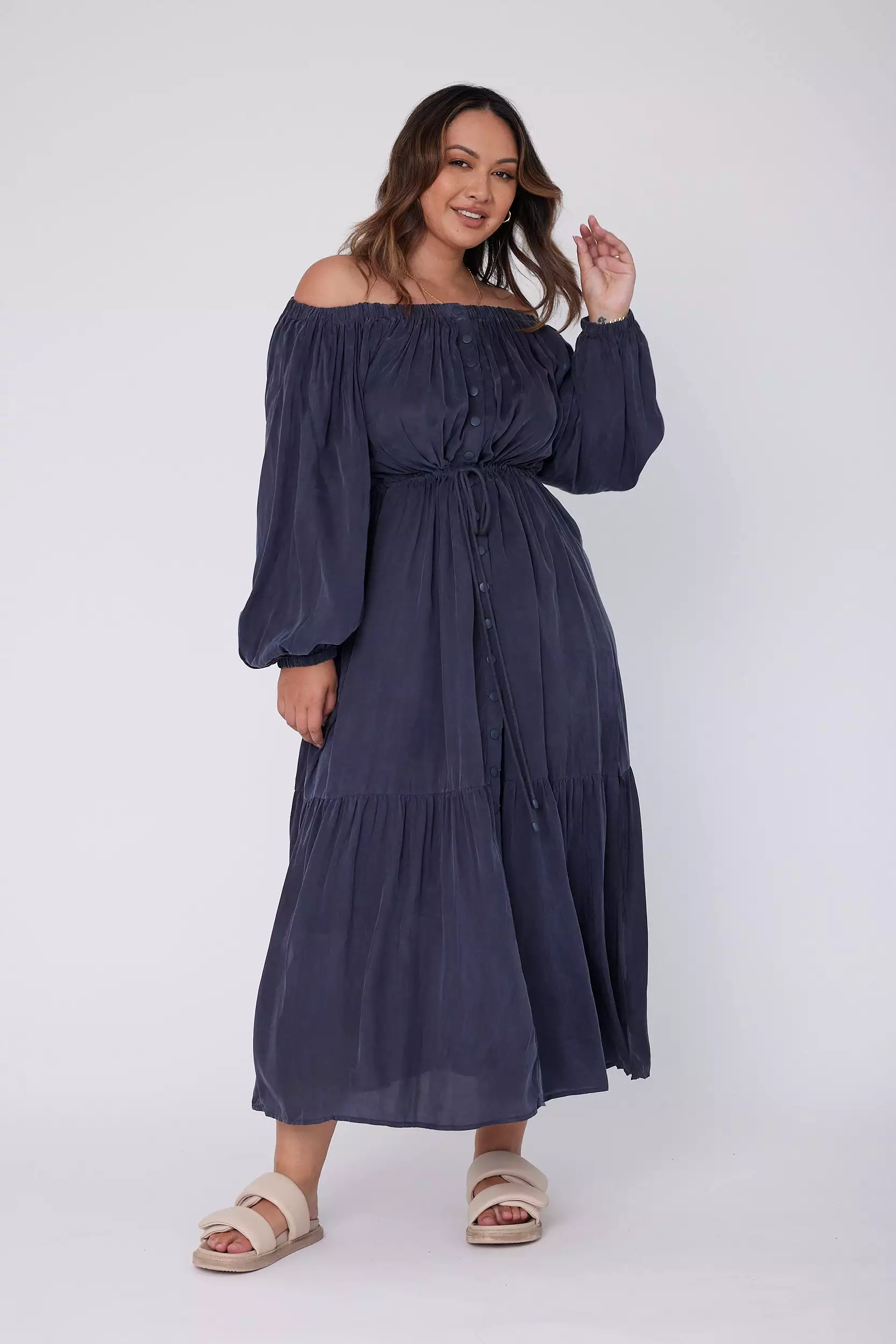 ROXETTE Dress Navy