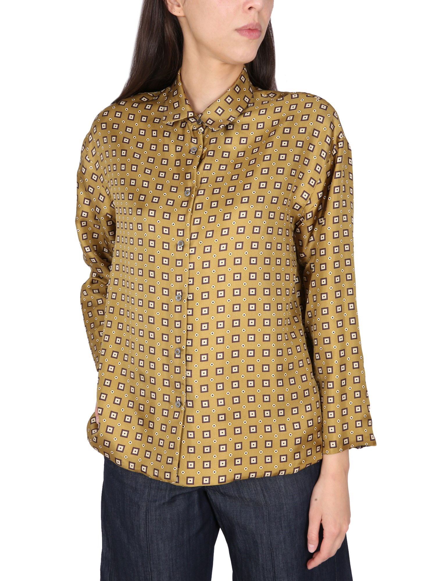 S MAX MARA    SILK SHIRT