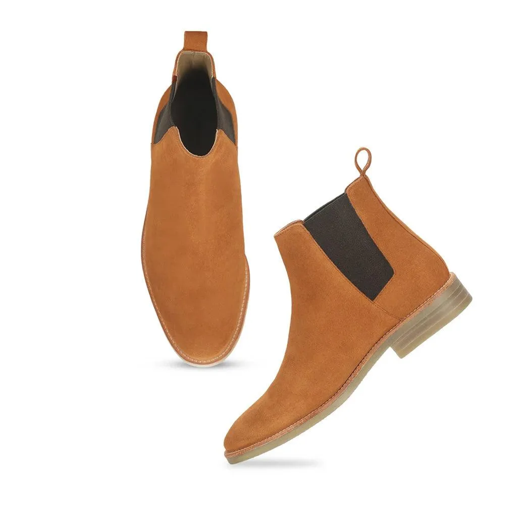 Saint Arduin Tan Leather Chelsea Boot