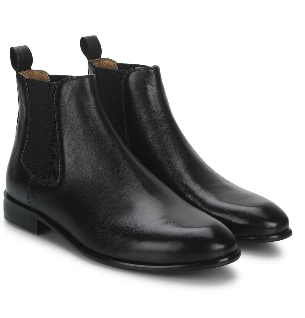 Saint Lorenzo black  leather Chelsea boot