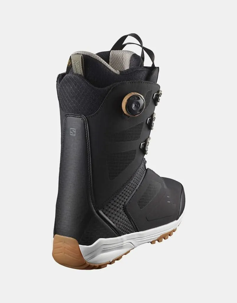 Salomon Dialogue Lace SJ BOA 2023 Snowboard Boot - Black/Black/Vetiver